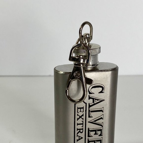 Calvert Extra Mini Flask Keychain Stainless Steel 2 ounce - Picture 6 of 9